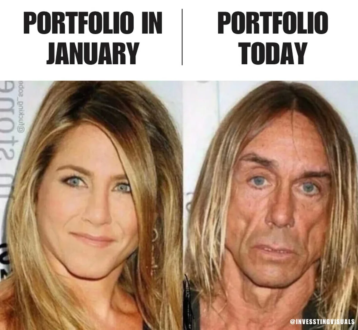 Portföy değişiminin ironik anlatımı.